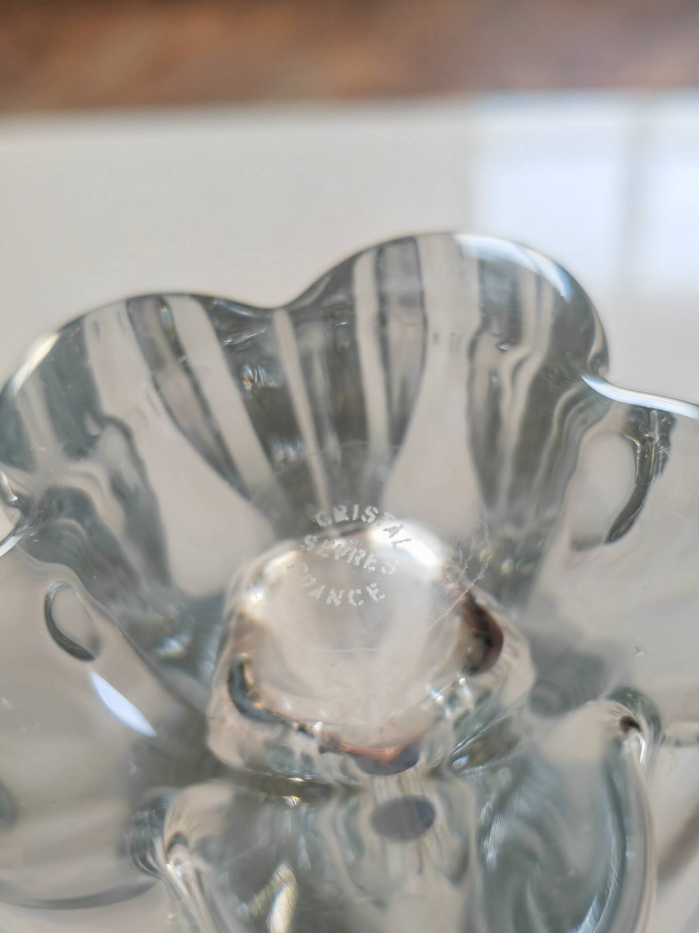 Sèvres crystal vase
