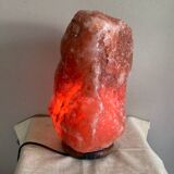 Genuine Himalayan salt stone lamp from the 1970s