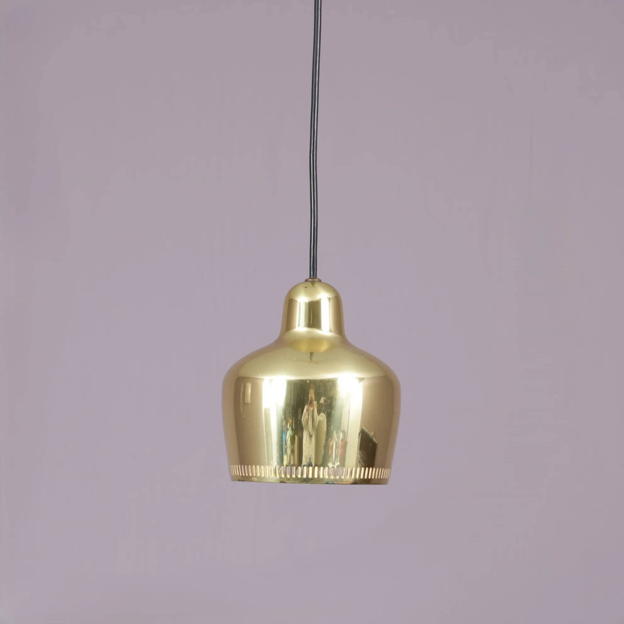 1950s hanging lamp model “Golden Bell” A330S / Alvar Aalto / Louis Poulsen, Denmark