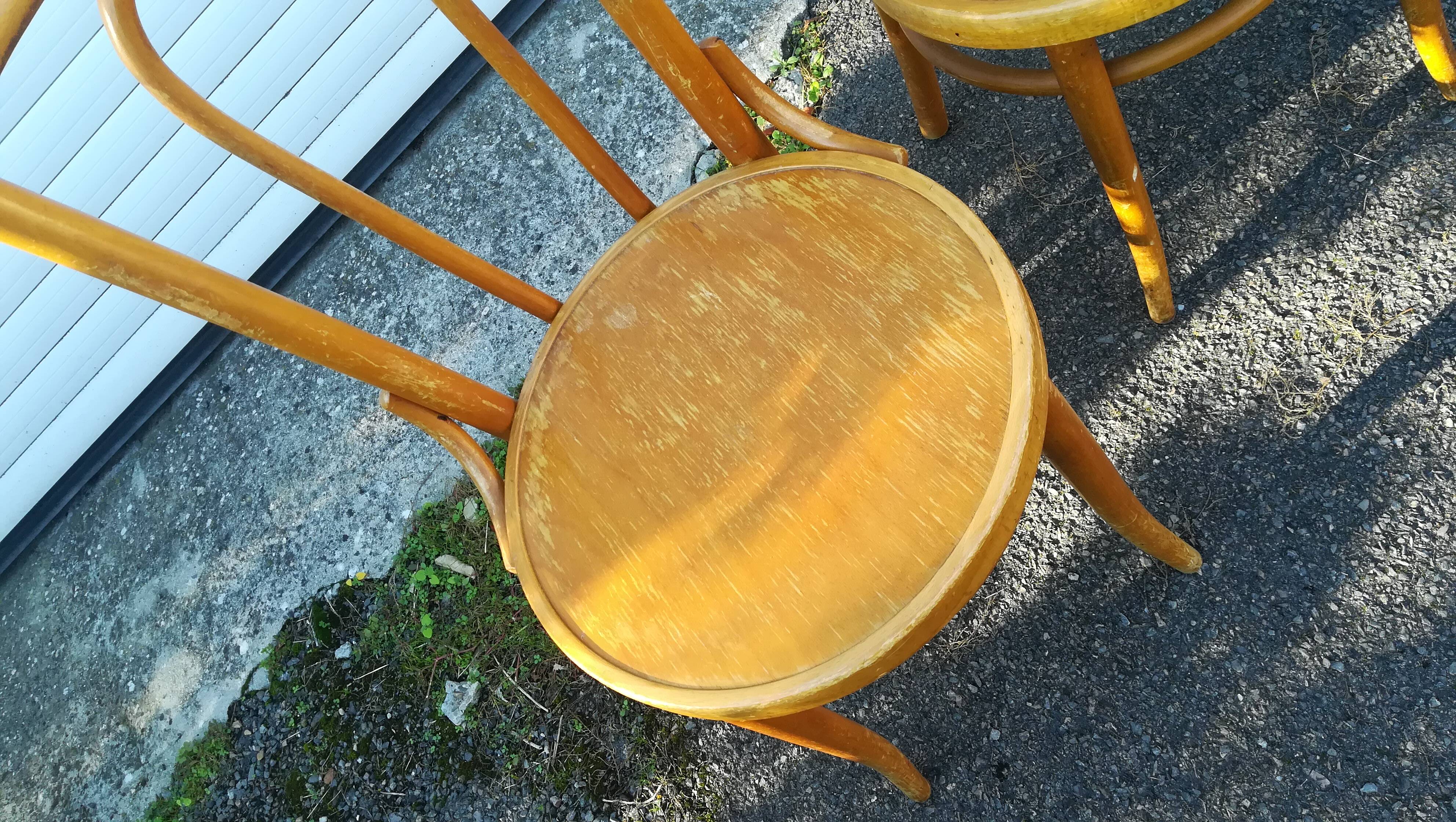 Paire de chaises bistrot Baumann