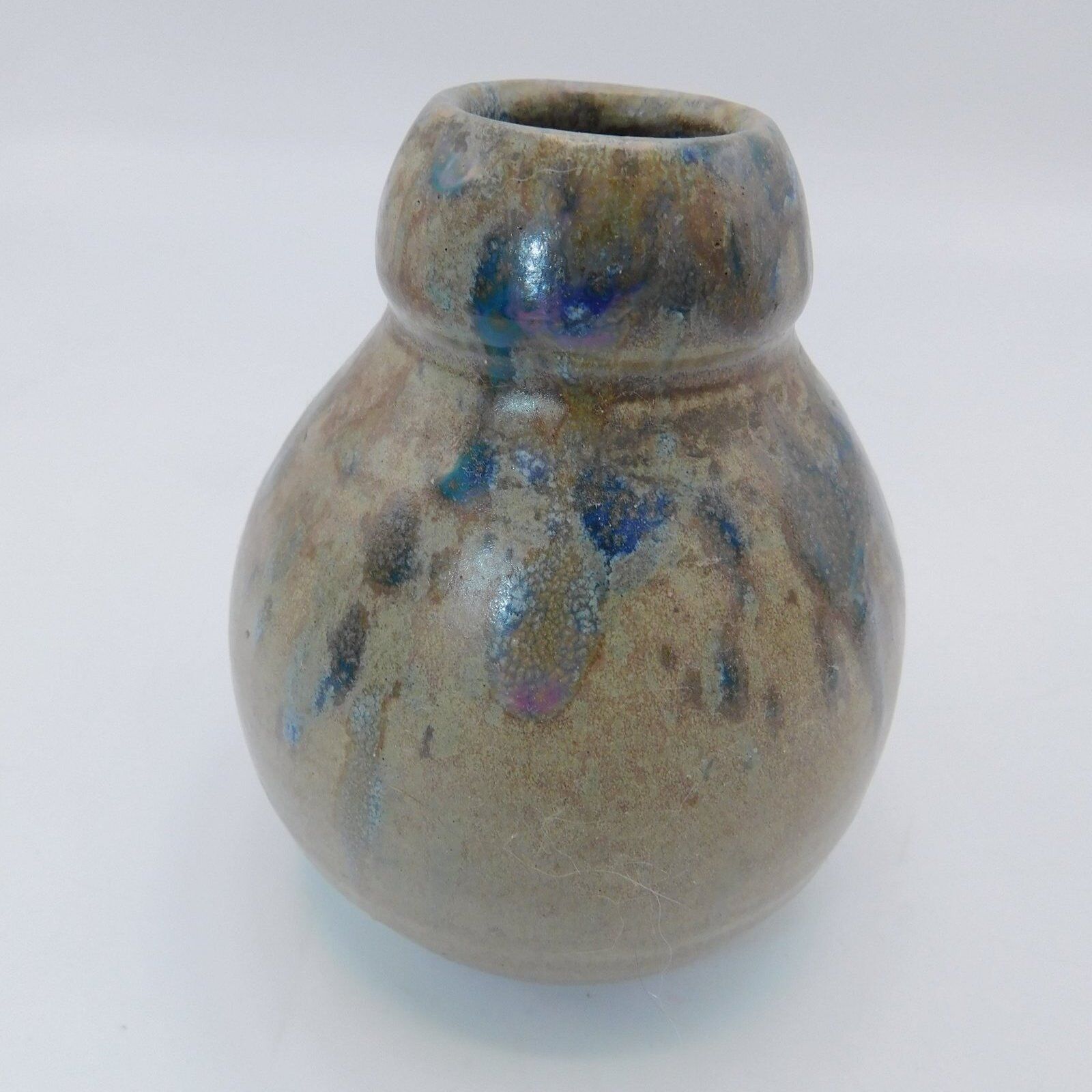 Vase coloquinte en grès vernissé