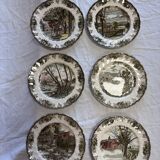 English dinner plates