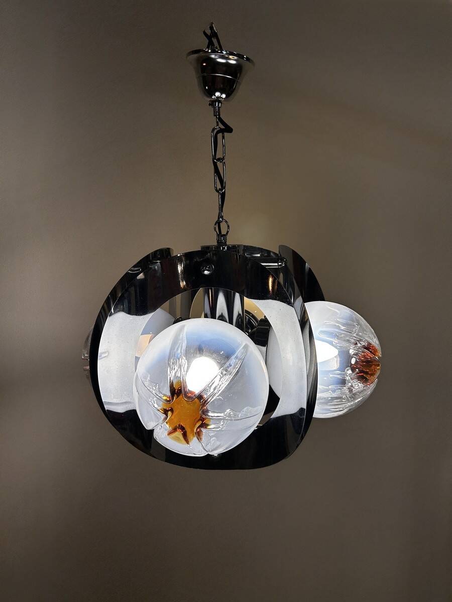 Suspension Murano en verre soufflé