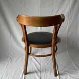 Old baumann curved wood armchair