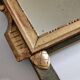 Antique carved and gilded wooden mirror, Louis XVI style – 54 x 92 cm