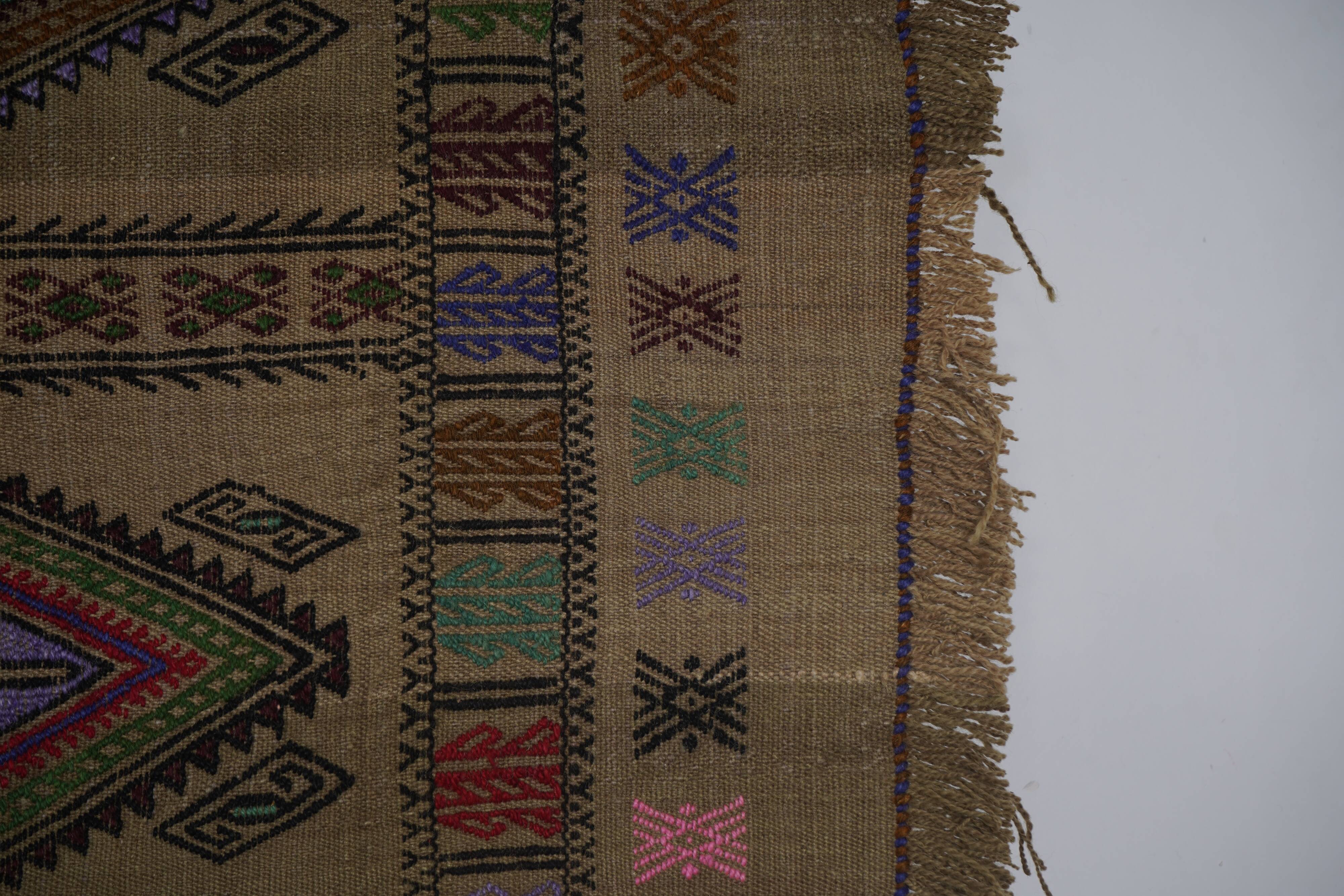 Vintage Turkish Oushak Handwoven Rug 173x236 cm