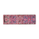 Tapis couloir vintage turc Oushak fait main en laine et coton rose des années 1970 99x331