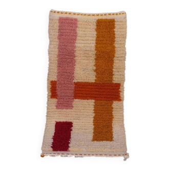 Berber wool hallway rug, 300cm x 90cm