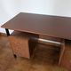 Industrial/craft desk from the 1970s; wood & metal.