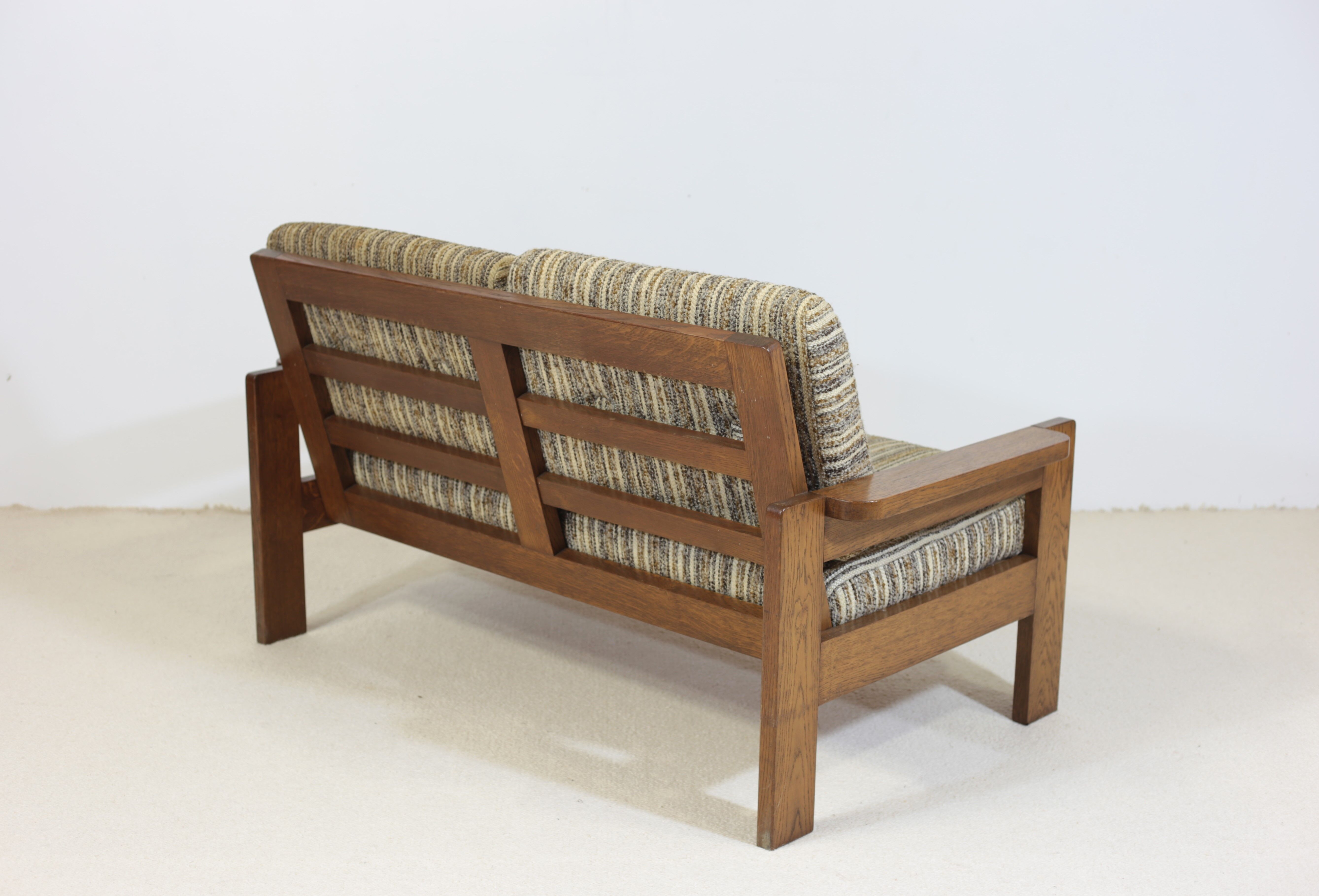 Danish brutalist sofa duo