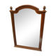 Old large carved wooden mirror and bevelled ice 102x144cm