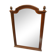 Old large carved wooden mirror and bevelled ice 102x144cm