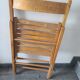Wooden folding chair