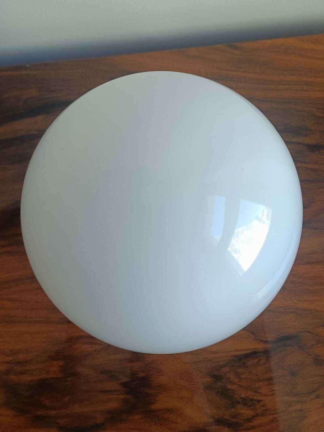 Opal glass globe ceiling light