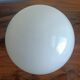 Opal glass globe ceiling light