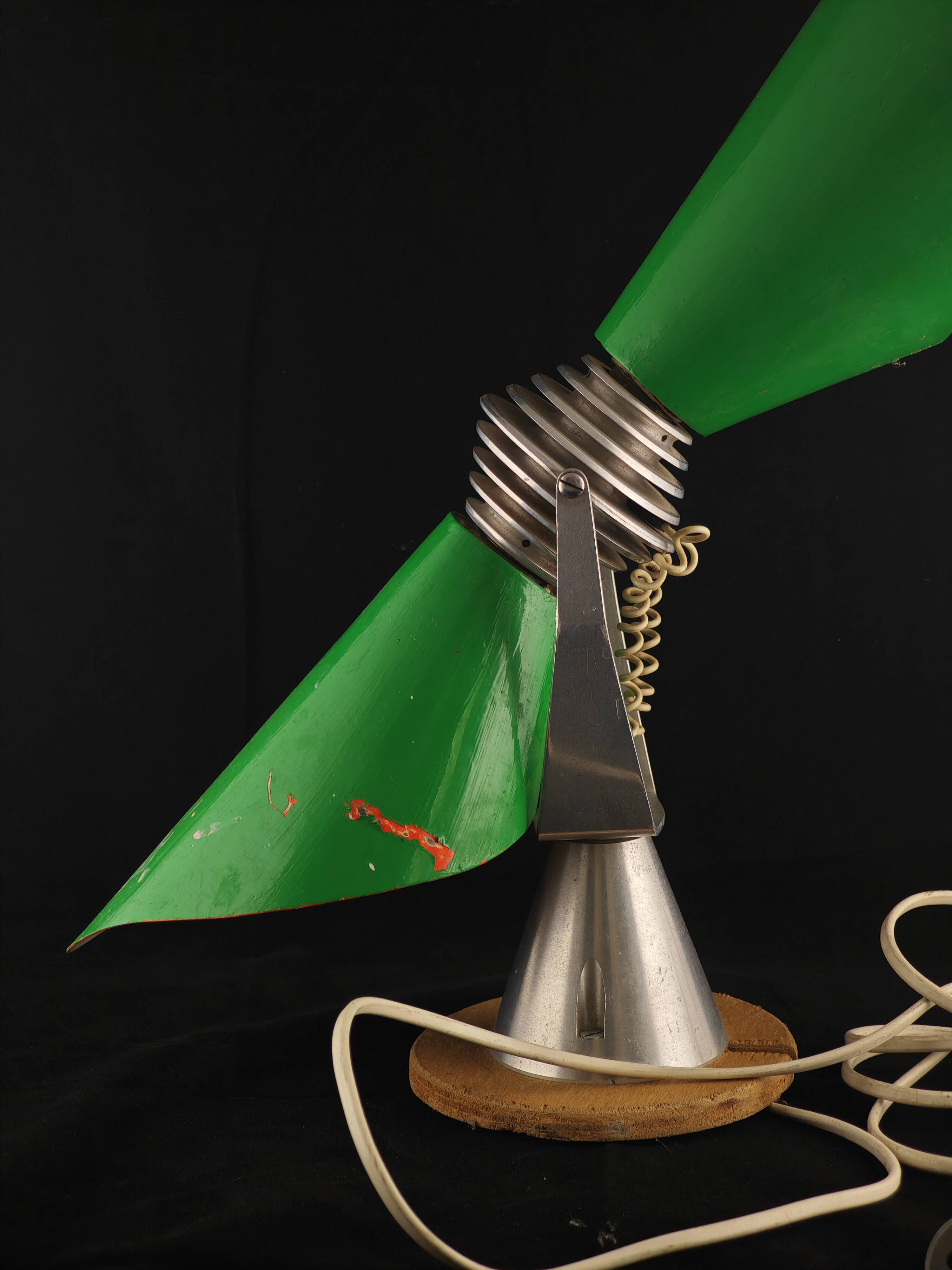 double cone workshop lamp