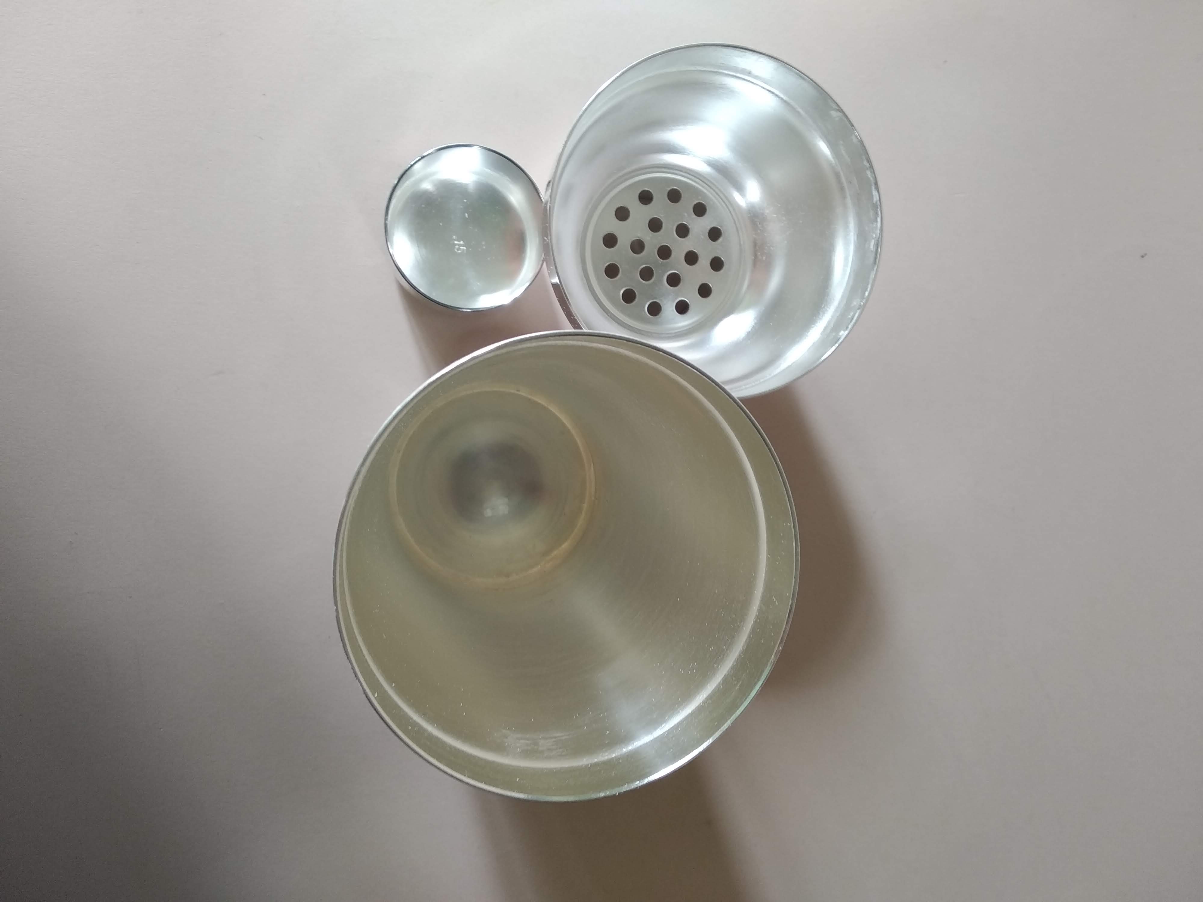 shaker silver metal vintage ercuis