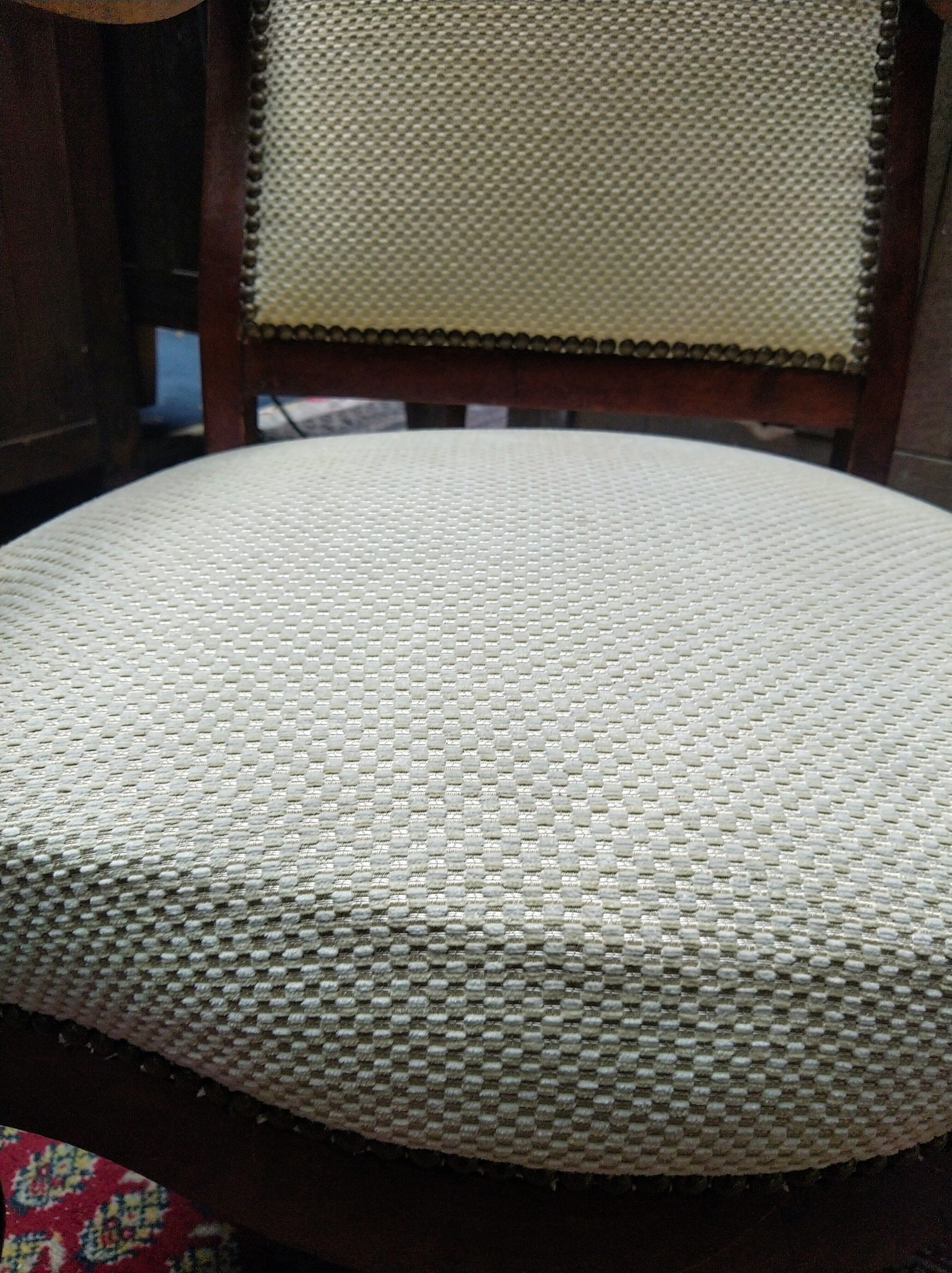 Paire de fauteuils en acajou d'époque Restauration estampillés Guinard