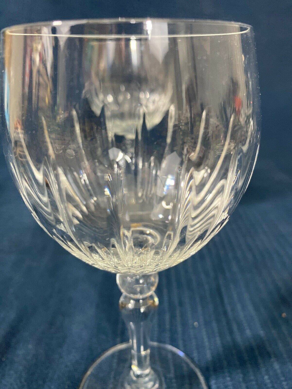Lot of 2 crystal glass crystal glass crystal sized