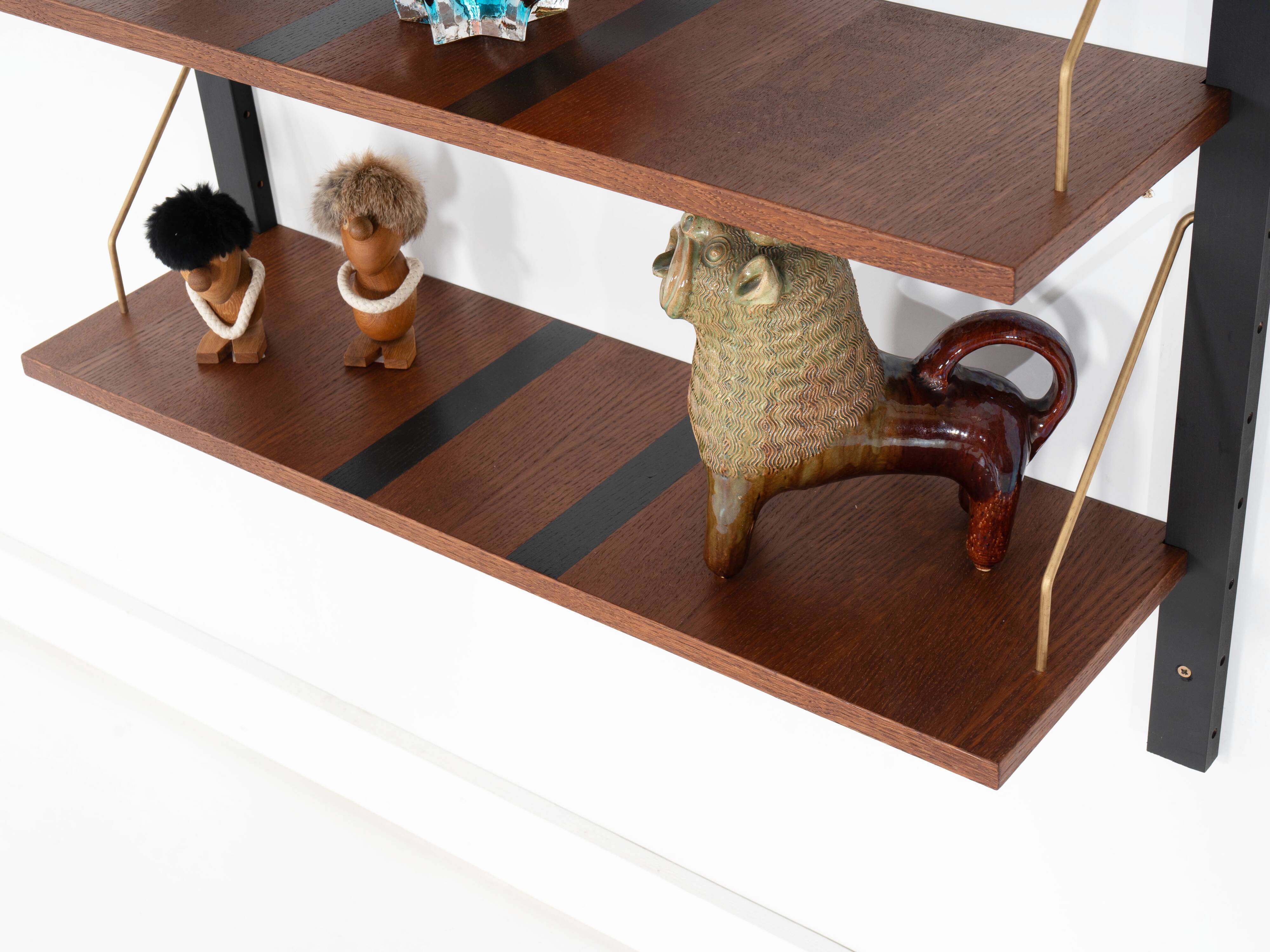 Oak modular shelving unit, Danish design, 1960s, made in Denmark