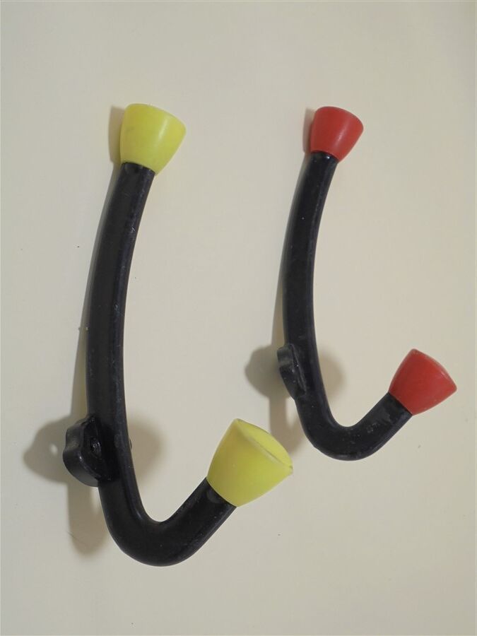 Pair of vintage hooks