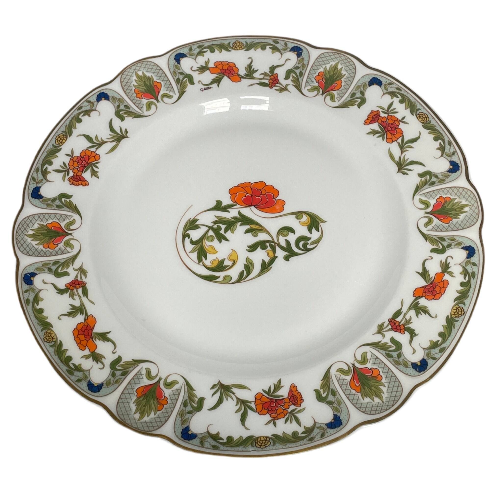 Porcelain Dinner Plate - Mozart "Shantung" Pattern Haviland