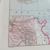 Old map of Italy from 1928