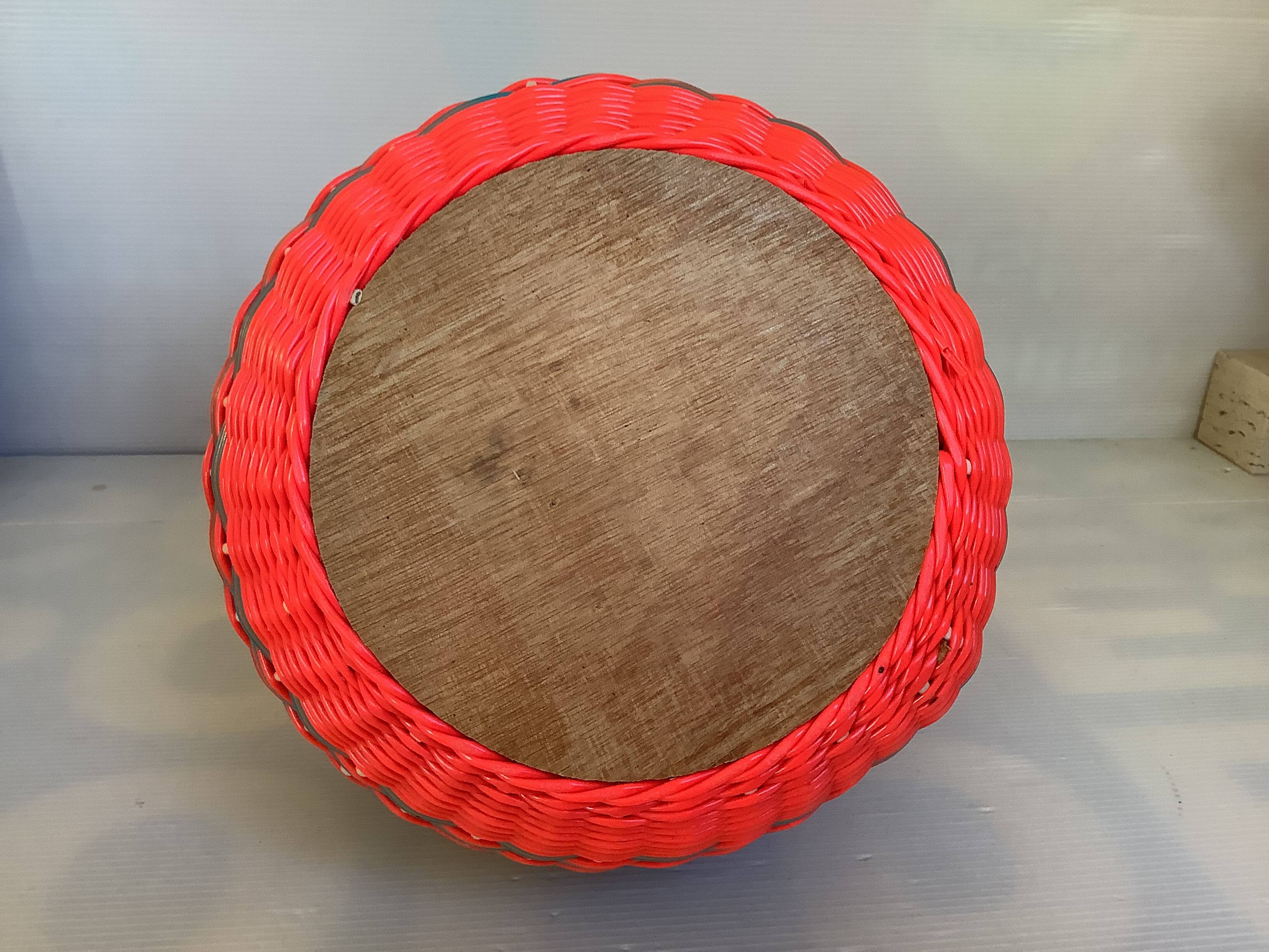 Large vintage decorative floor bottle