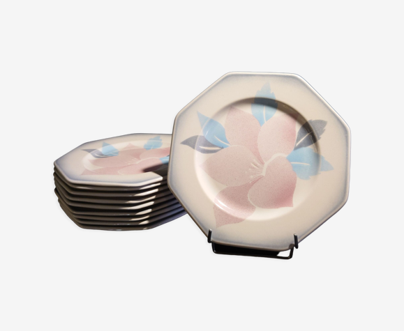 Assiettes à dessert "Magnolia" Badonviller