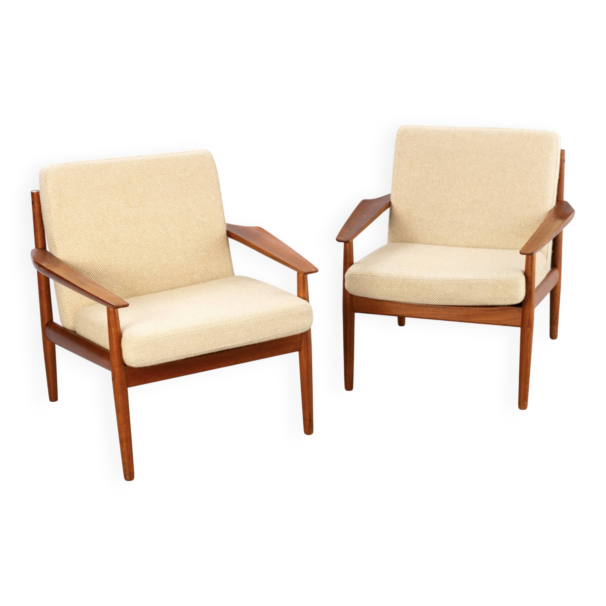 Pair of Armchairs by Arne Vodder