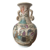 Chinese vase with ducks and goldfish