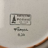 Assiette en faïence de Pornic