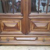 Library display case H234 walnut 19th century