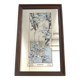 Winter mirror 70s Art Nouveau style after Alfons Mucha