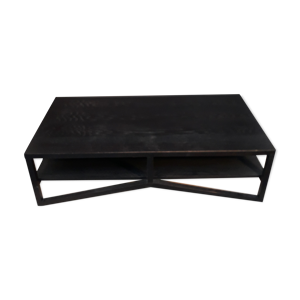 Table basse noire design