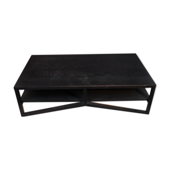 Table basse noire design