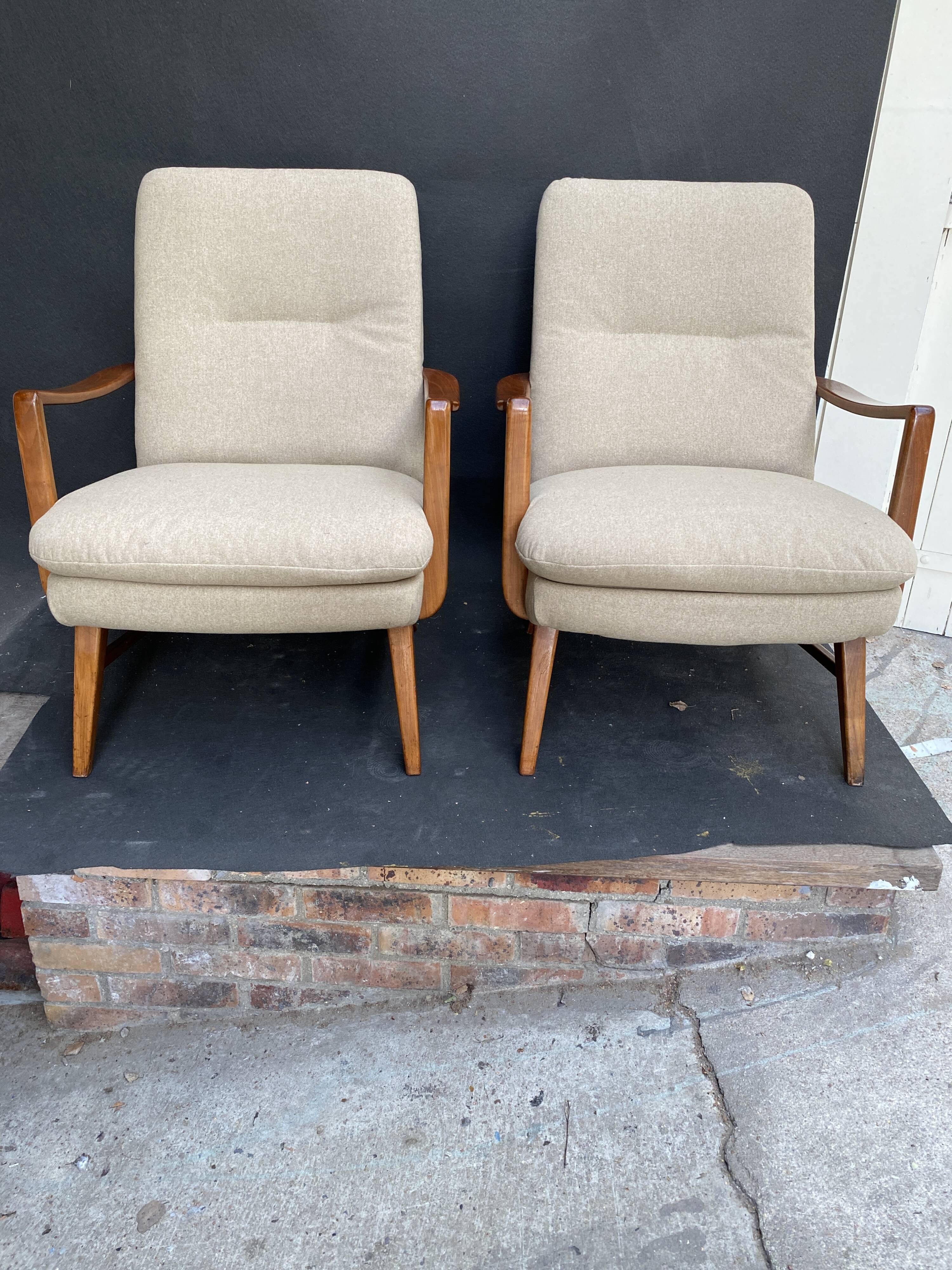 Pair of vintage armchairs