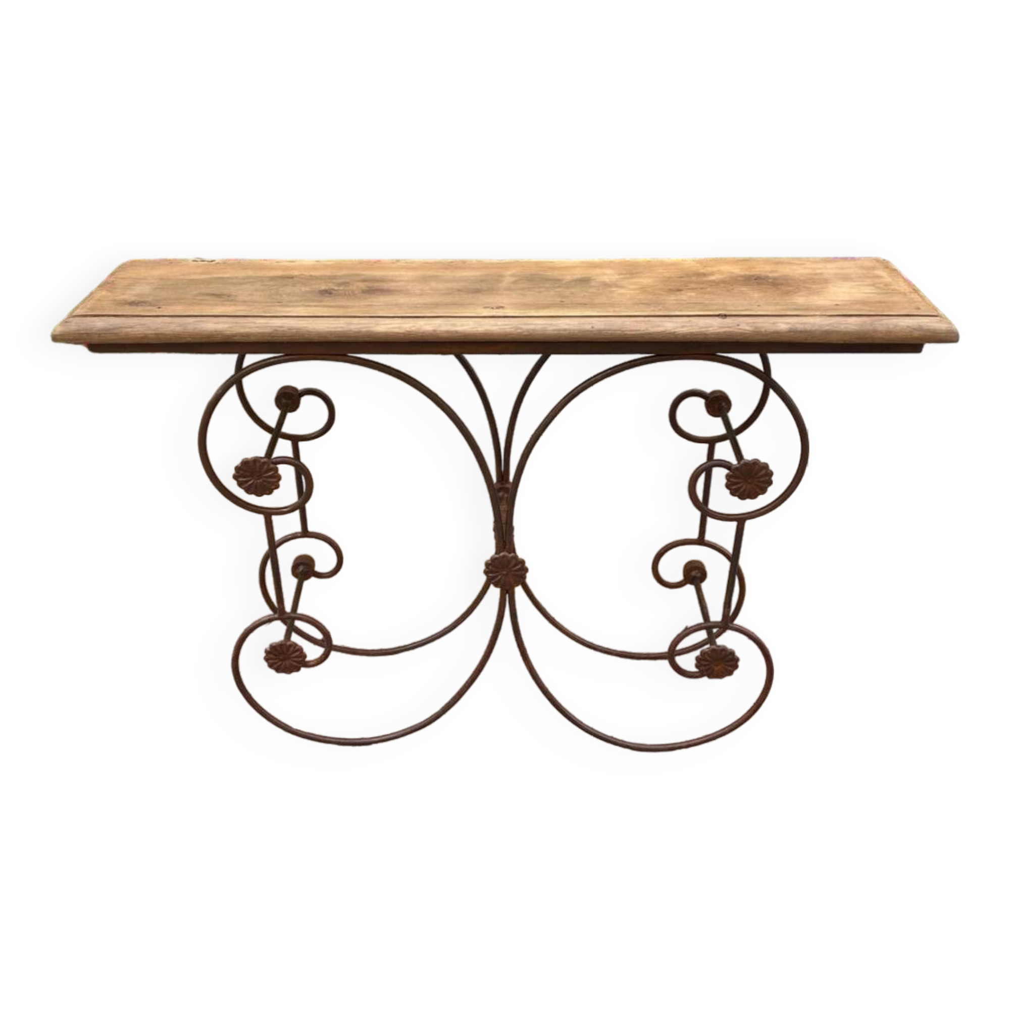 Console fer forgé