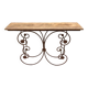 Console fer forgé