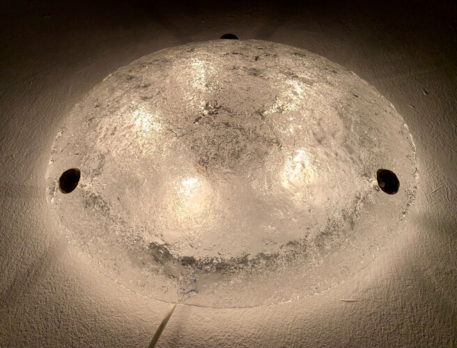 Ice glass ceiling lamp