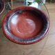 6 antique hand-turned glazed terracotta plates