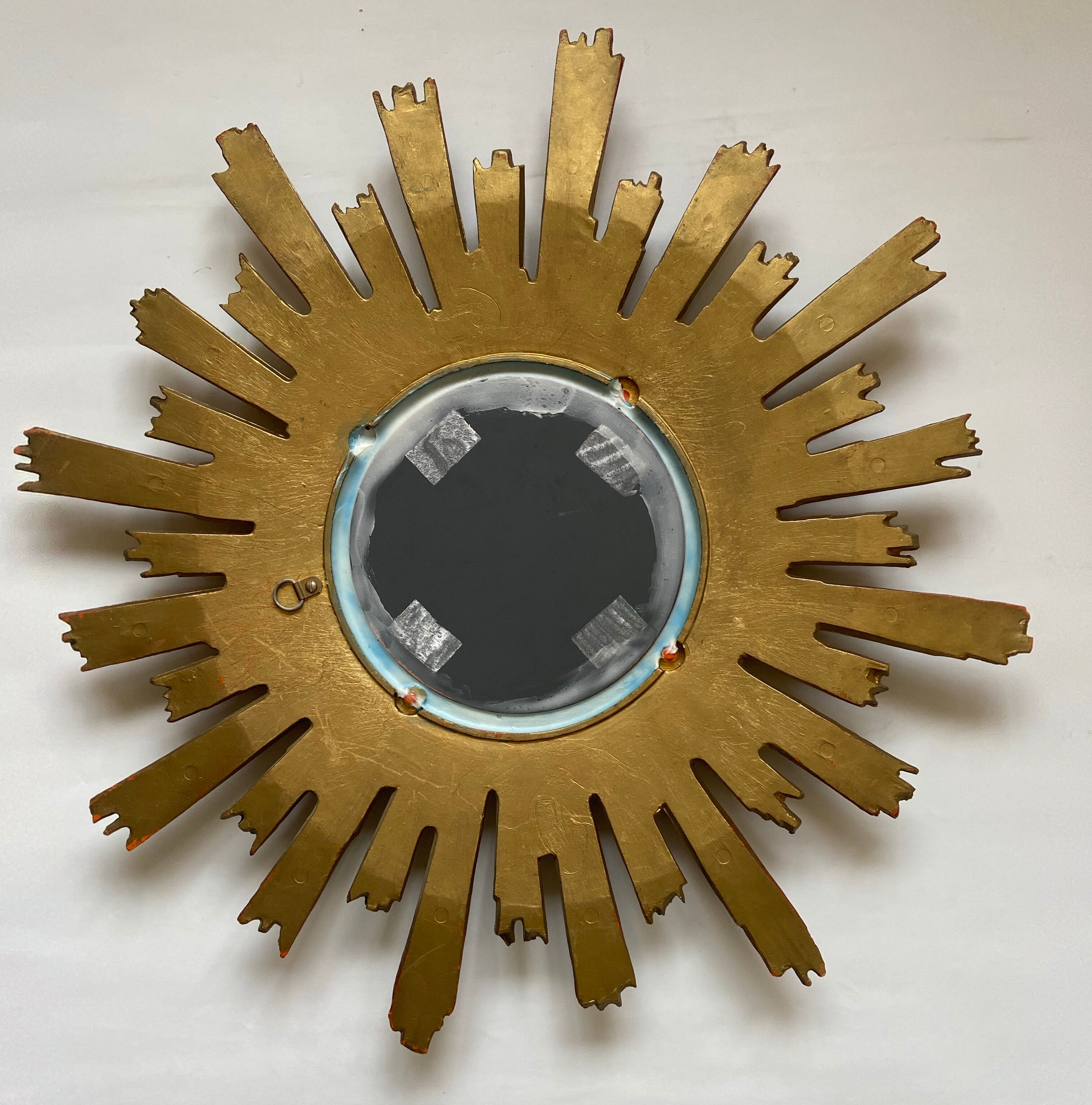 Golden sun mirror