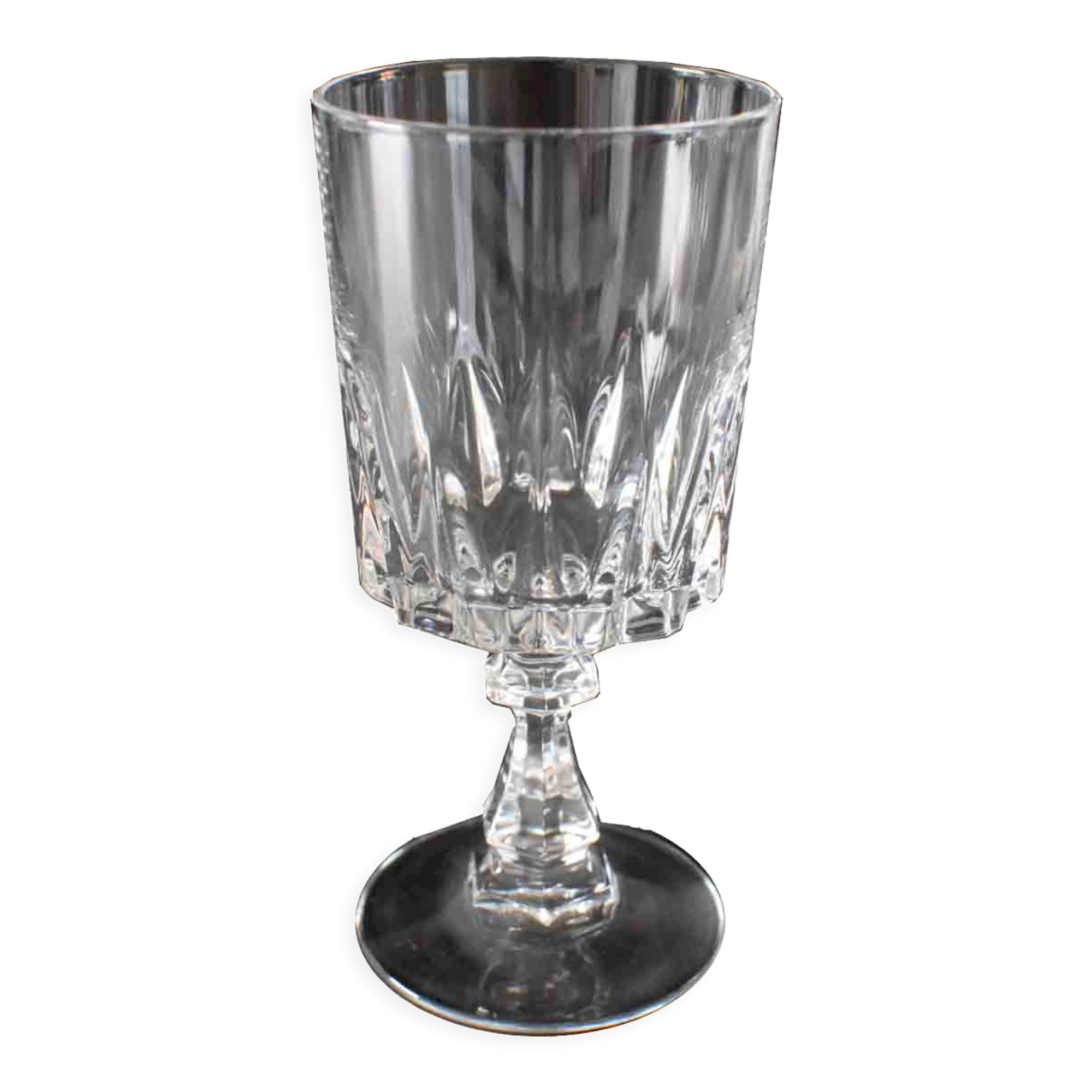 11 verres à liqueur en cristal d'Arques