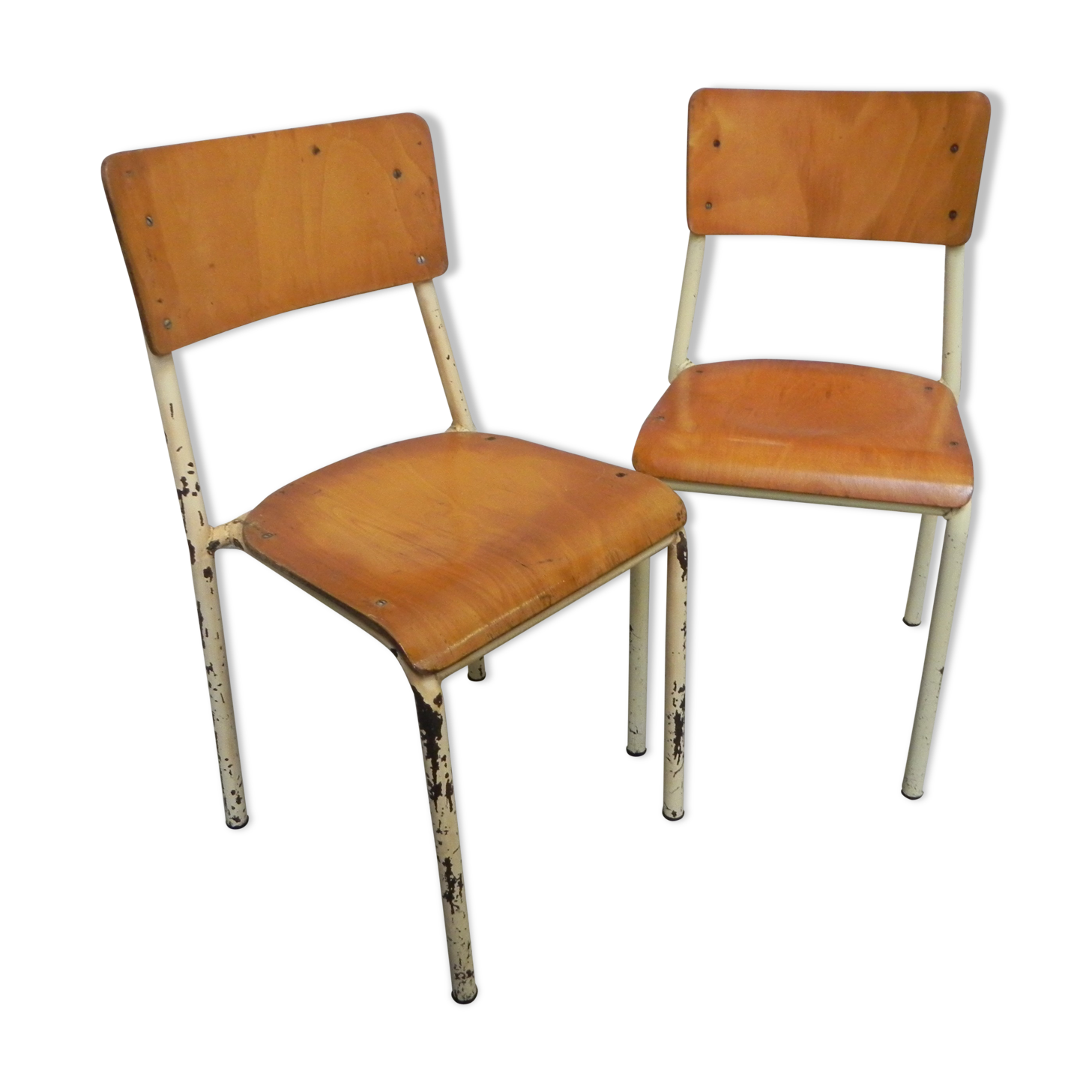 2 chaises empilables