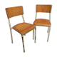 2 stacking chairs