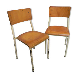 2 chaises empilables