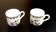 Two PL coffee cups (Limousine Porcelain) the crowned swallow