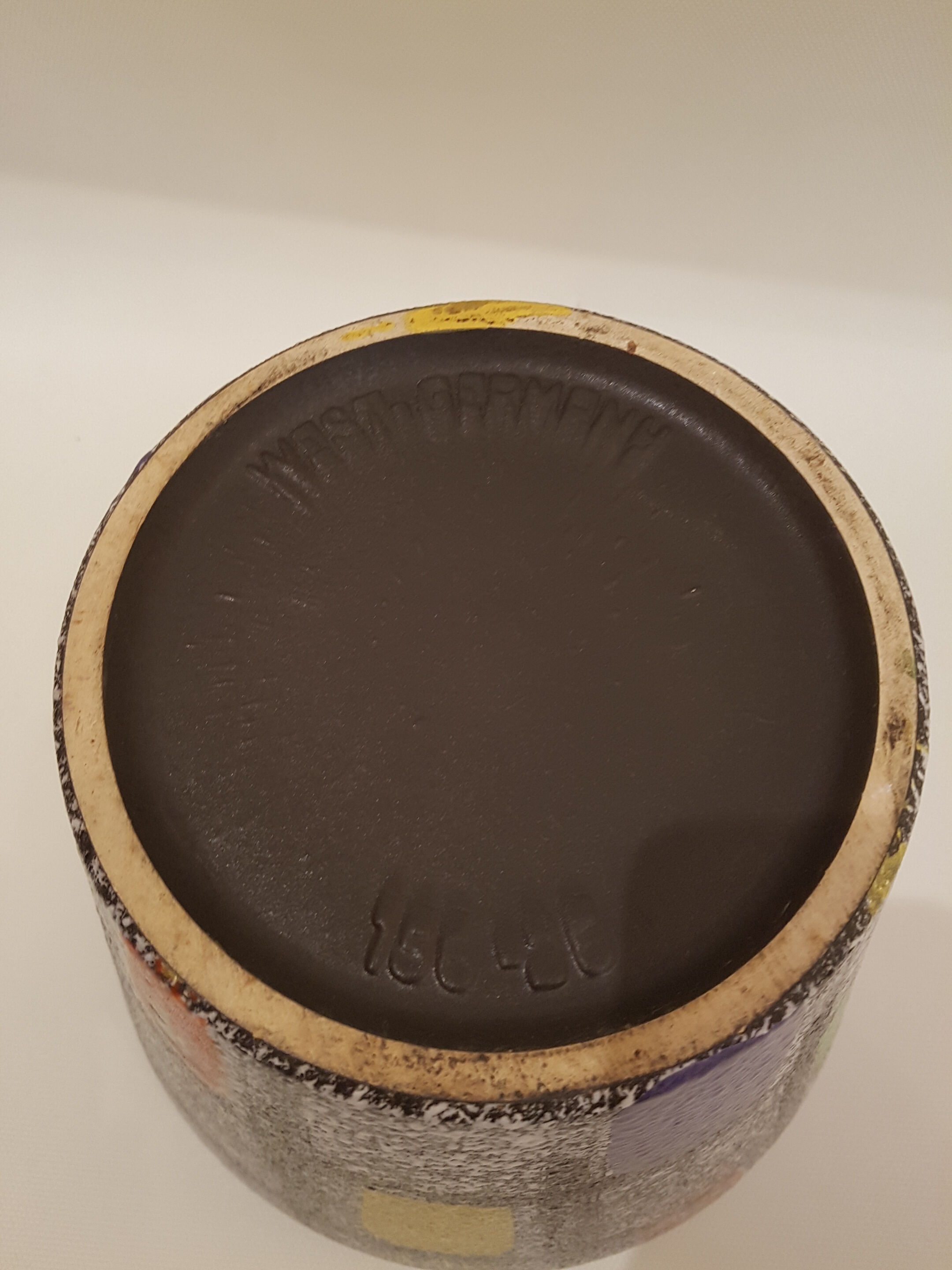 Cache pot ceramic from the sixties