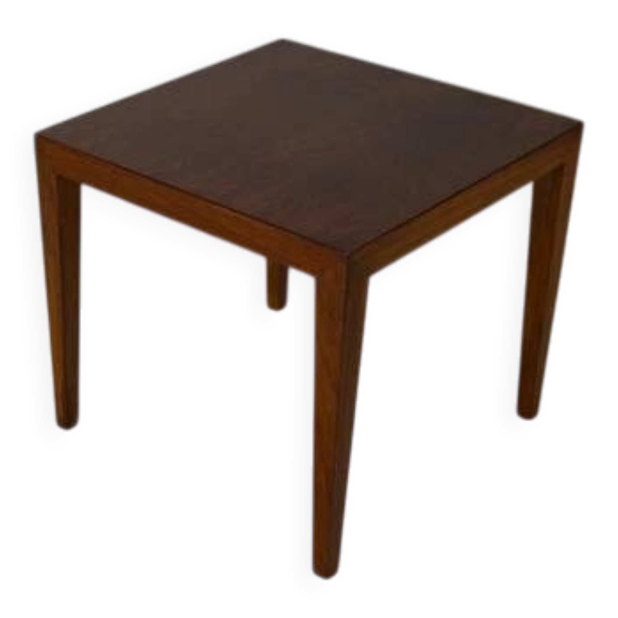 Teak side table by Severin Hansen Jr., Haslev Møbelsnedkeri Denmark, 1960s
