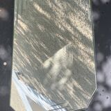 Miroir, centre de table, à poser, biseaute et ciselé, art deco